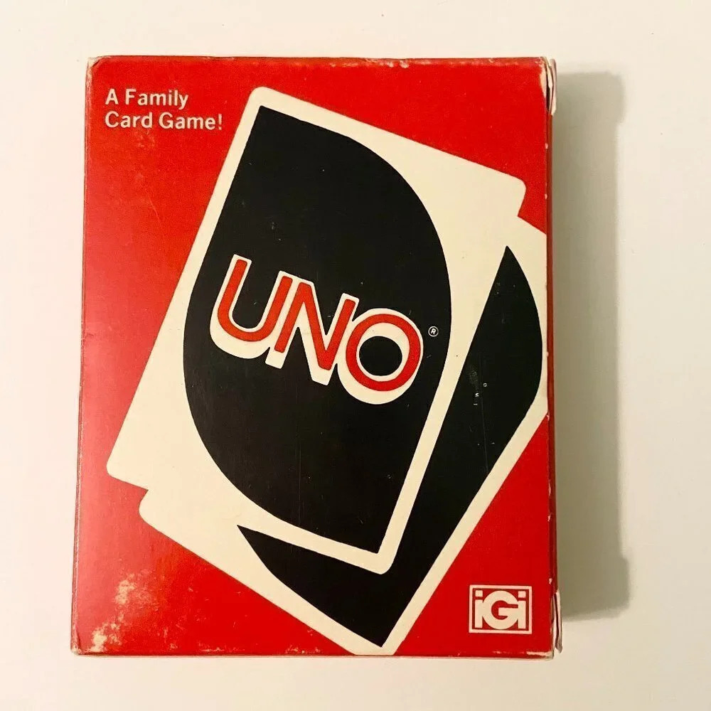 Vintage 1979 Uno Cards Game International Games Complete